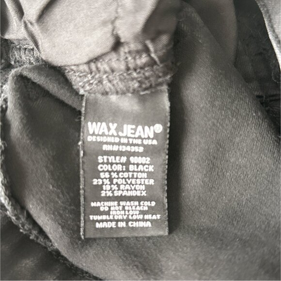 WAX Jeans Black Ripped Skinny Jeans Distressed Size 24 - Picture 4 of 4